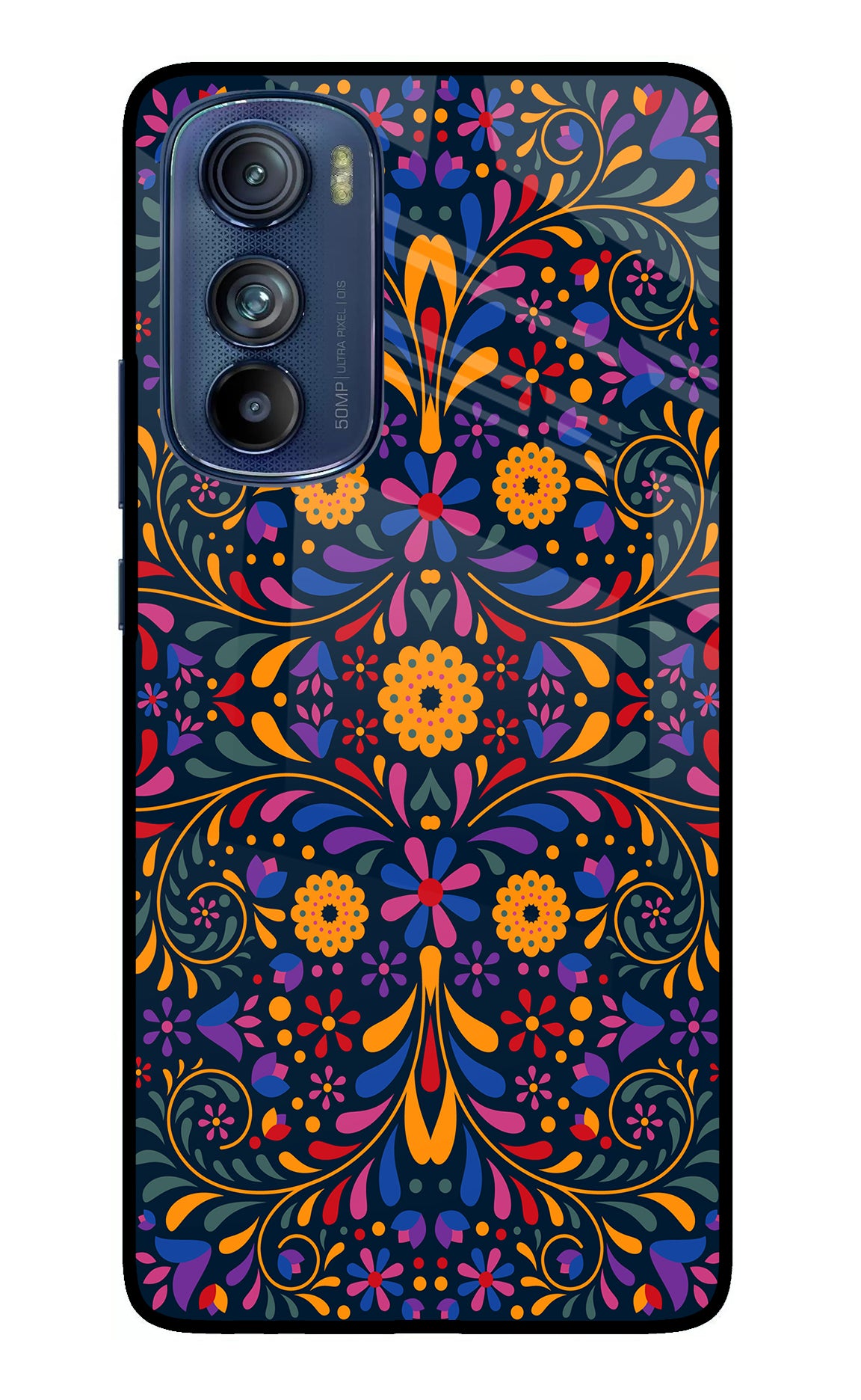 Mexican Art Moto Edge 30 Back Cover