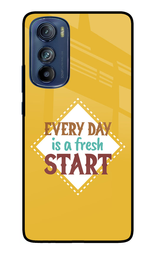 Every day is a Fresh Start Moto Edge 30 Glass Case