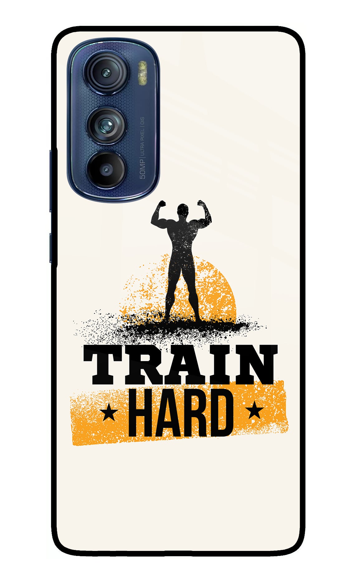 Train Hard Moto Edge 30 Glass Case