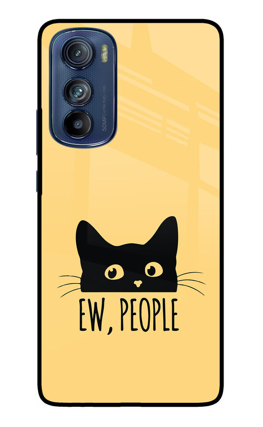 Ew People Catitude Moto Edge 30 Glass Case