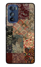 Desi Print Moto Edge 30 Glass Case Back Cover by Casekaro