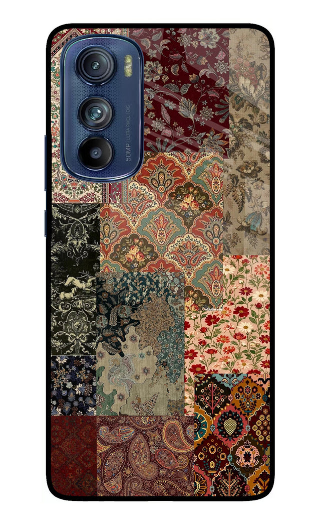 Desi Print Moto Edge 30 Glass Case Back Cover by Casekaro
