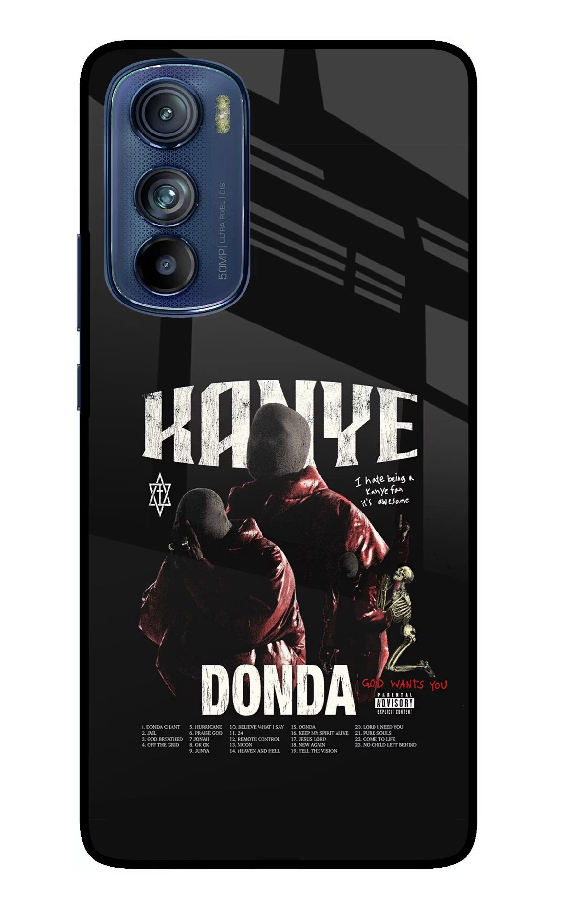 Donda Kanye West Moto Edge 30 Glass Case