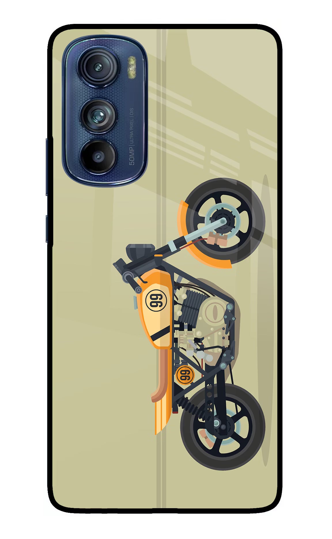 Vertical Speedster Moto Edge 30 Glass Case