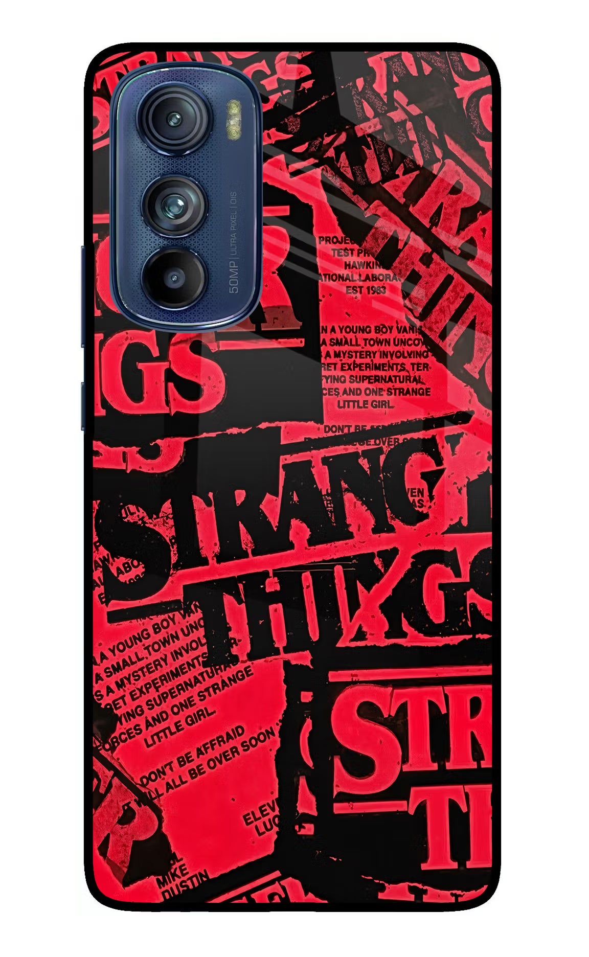 Ordinary Things Moto Edge 30 Glass Case Back Cover by Casekaro