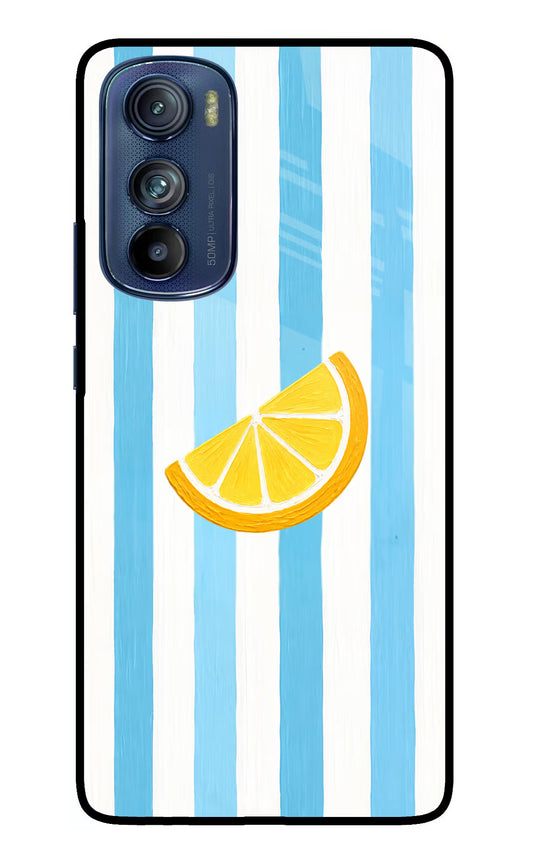 Summer Lemon Moto Edge 30 Glass Case