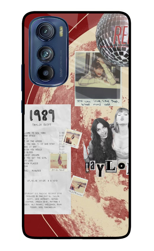Taylor Swift Moto Edge 30 Glass Case