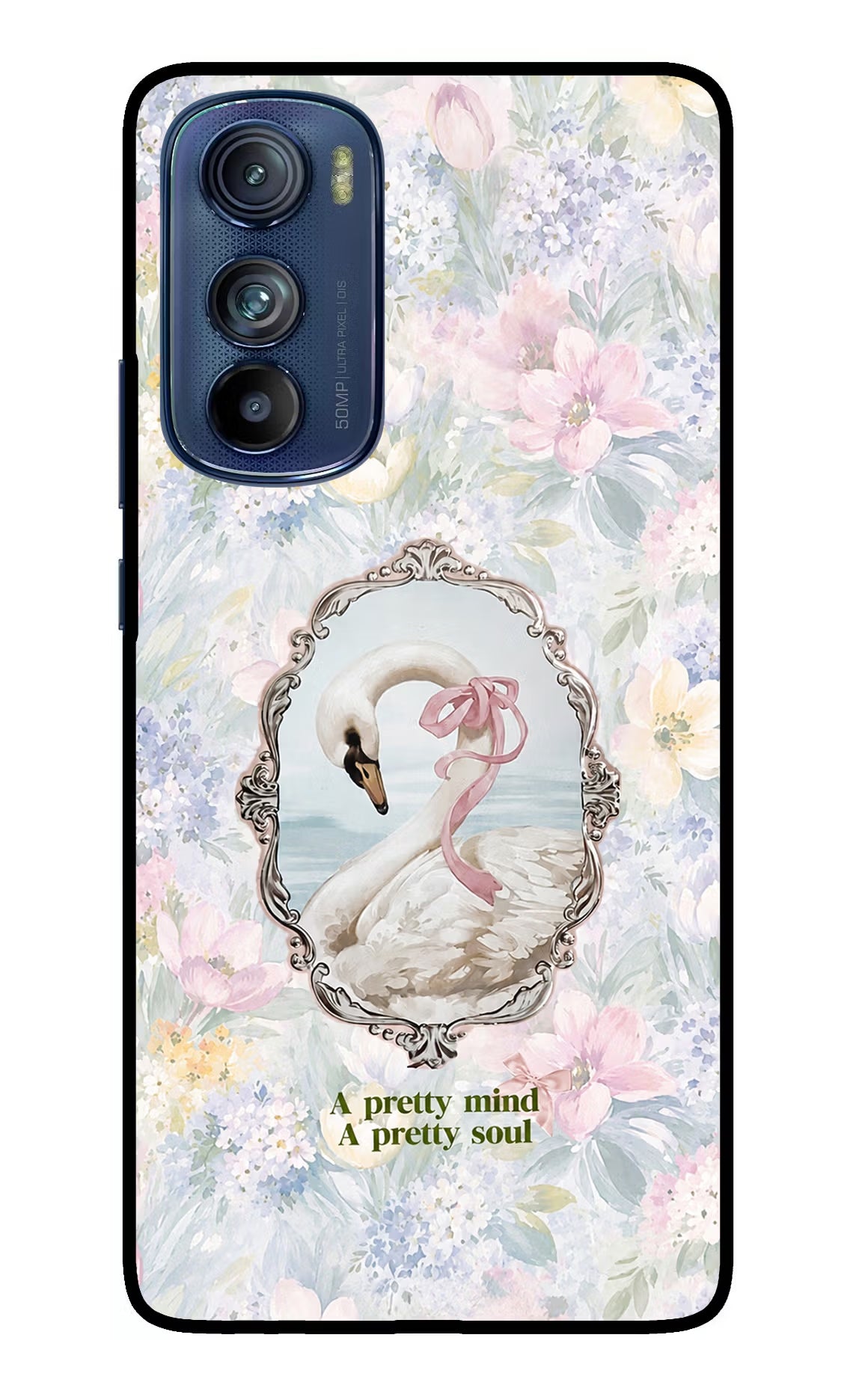 Pretty Mind Pretty Soul Moto Edge 30 Glass Case