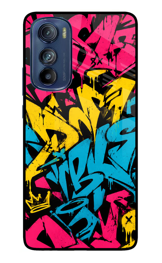 Graffiti Vibe Moto Edge 30 Glass Case