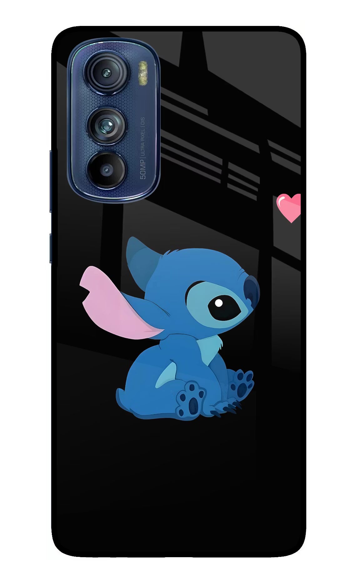 Stitch Crush Moto Edge 30 Glass Case