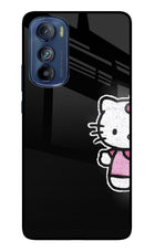 Kitty Charm Moto Edge 30 Glass Case