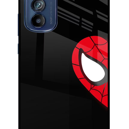 Peter Mask Moto Edge 30 Glass Case Back Cover by Casekaro