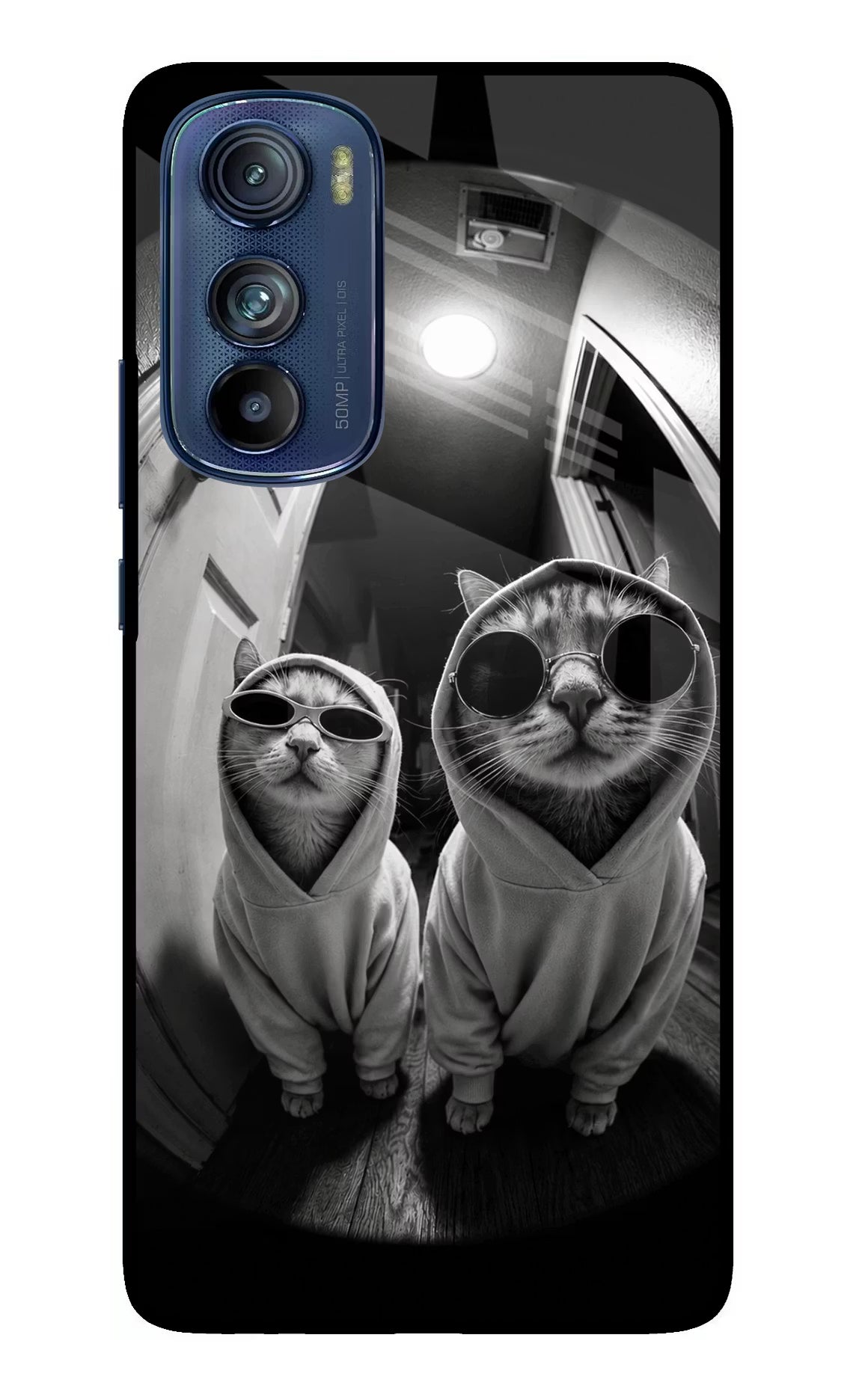 Hood Cats Moto Edge 30 Glass Case