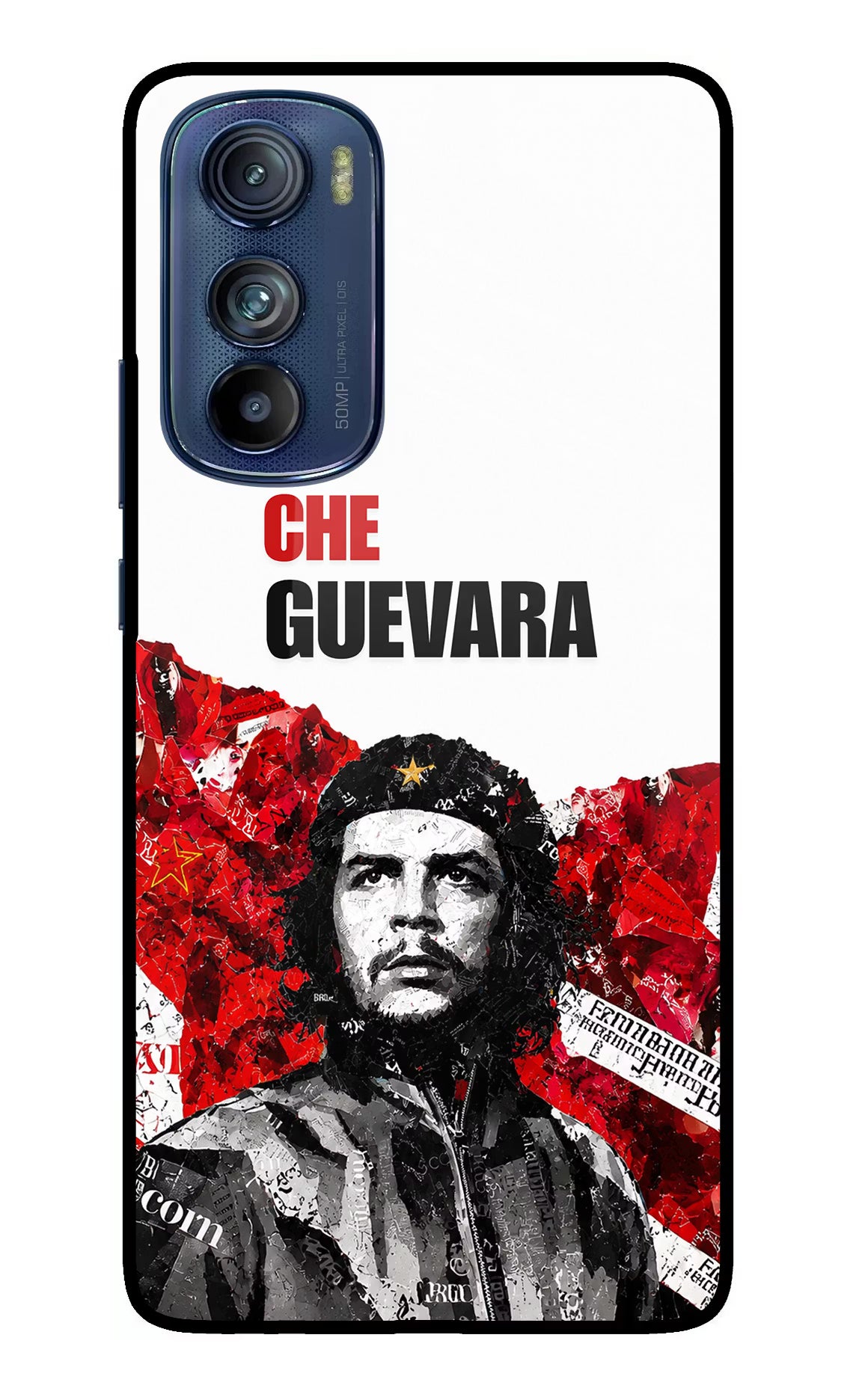 Che Guevara Revolution Moto Edge 30 Glass Case