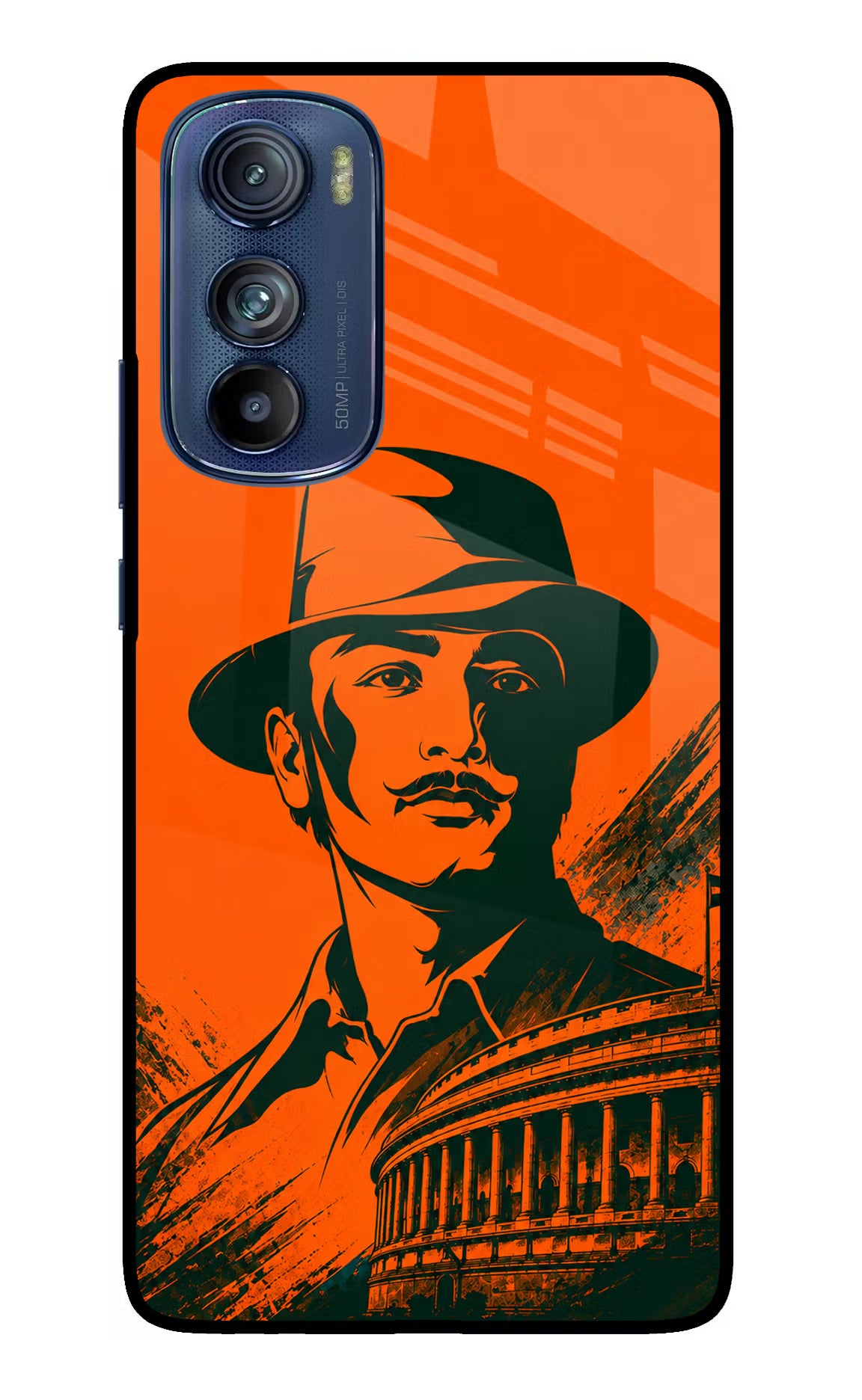Bhagat Singh Legacy Moto Edge 30 Glass Case