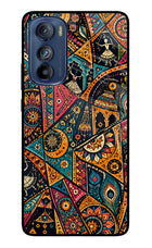 Folk Print Moto Edge 30 Glass Case