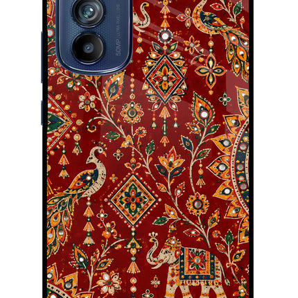 Laal Riwaaz Moto Edge 30 Glass Case