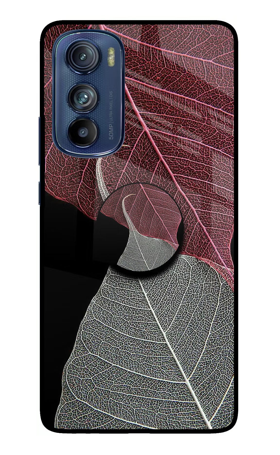 Leaf Pattern Moto Edge 30 Pop Case by Casekaro