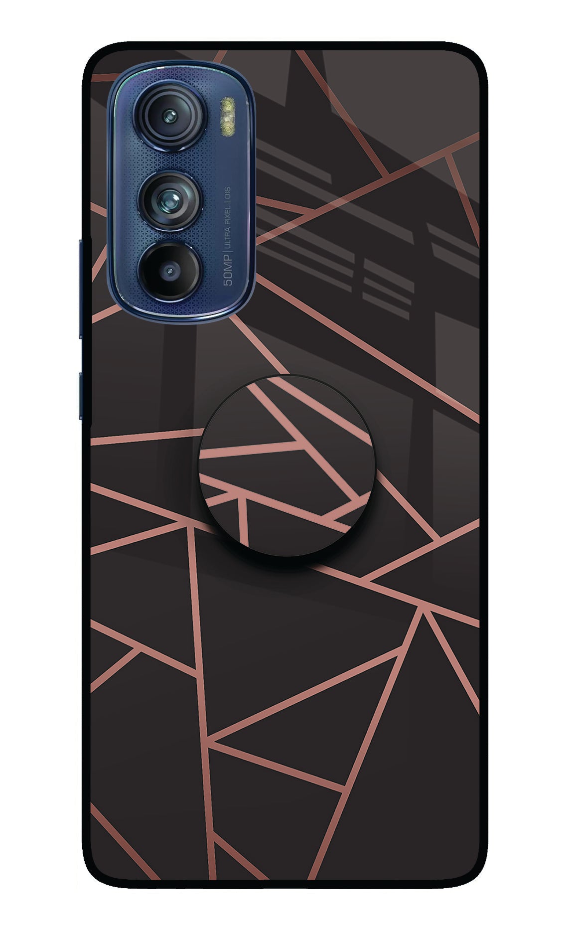 Geometric Pattern Moto Edge 30 Pop Case