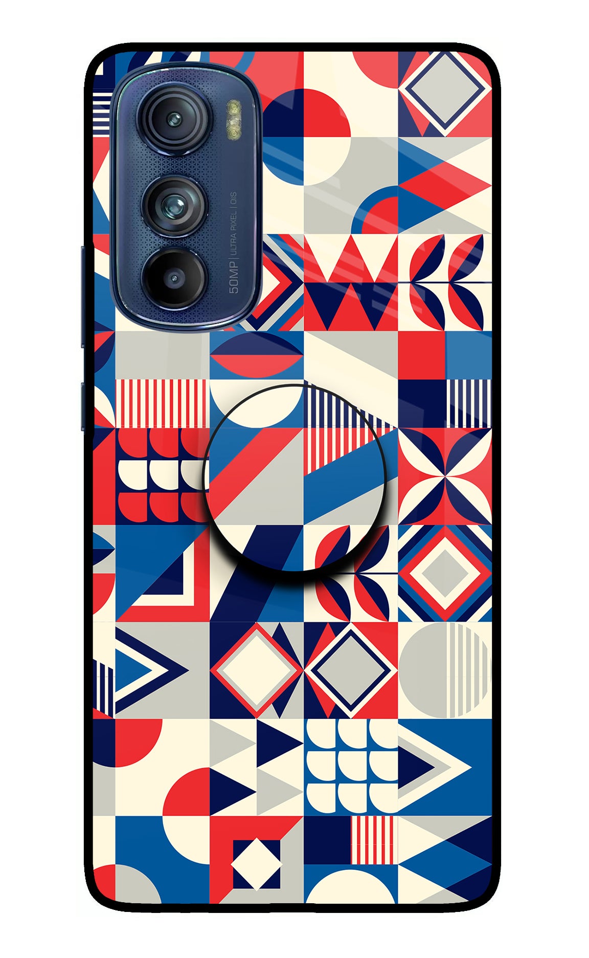 Colorful Pattern Moto Edge 30 Pop Case