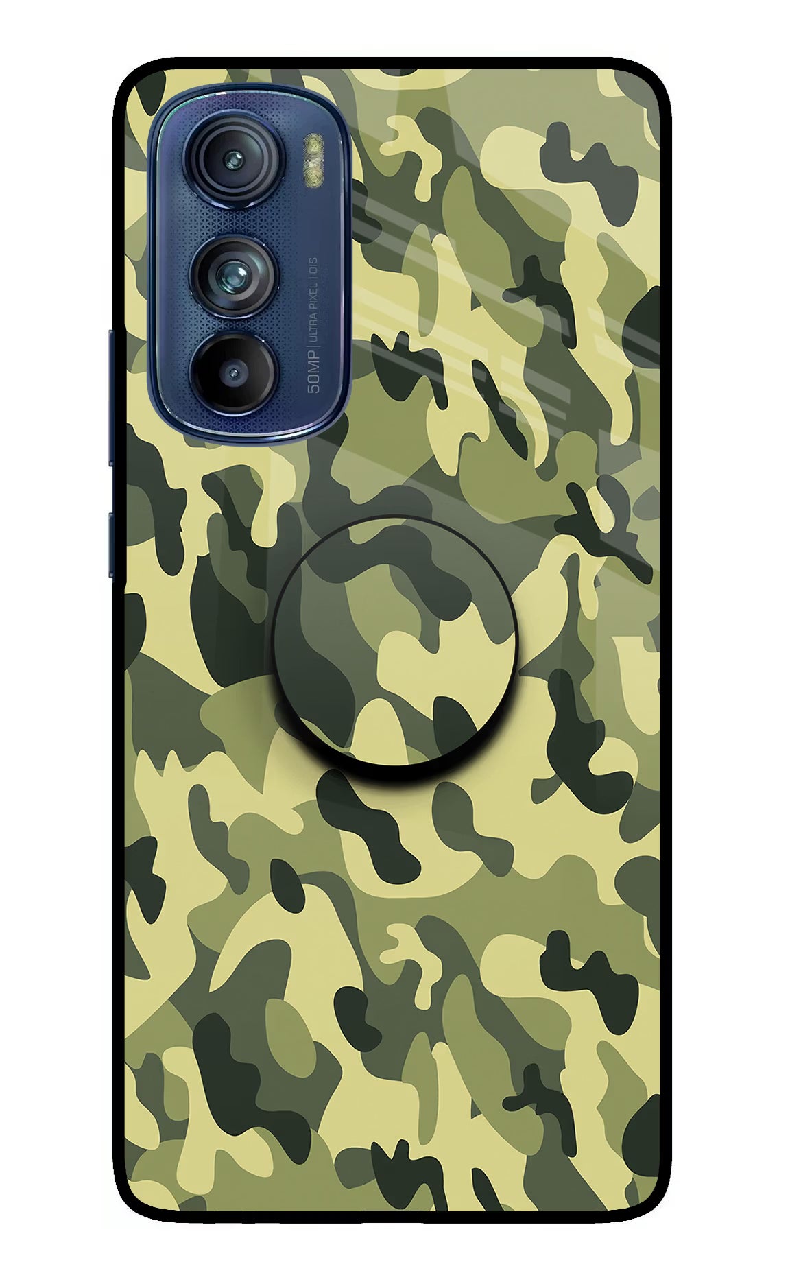Camouflage Moto Edge 30 Pop Case by Casekaro