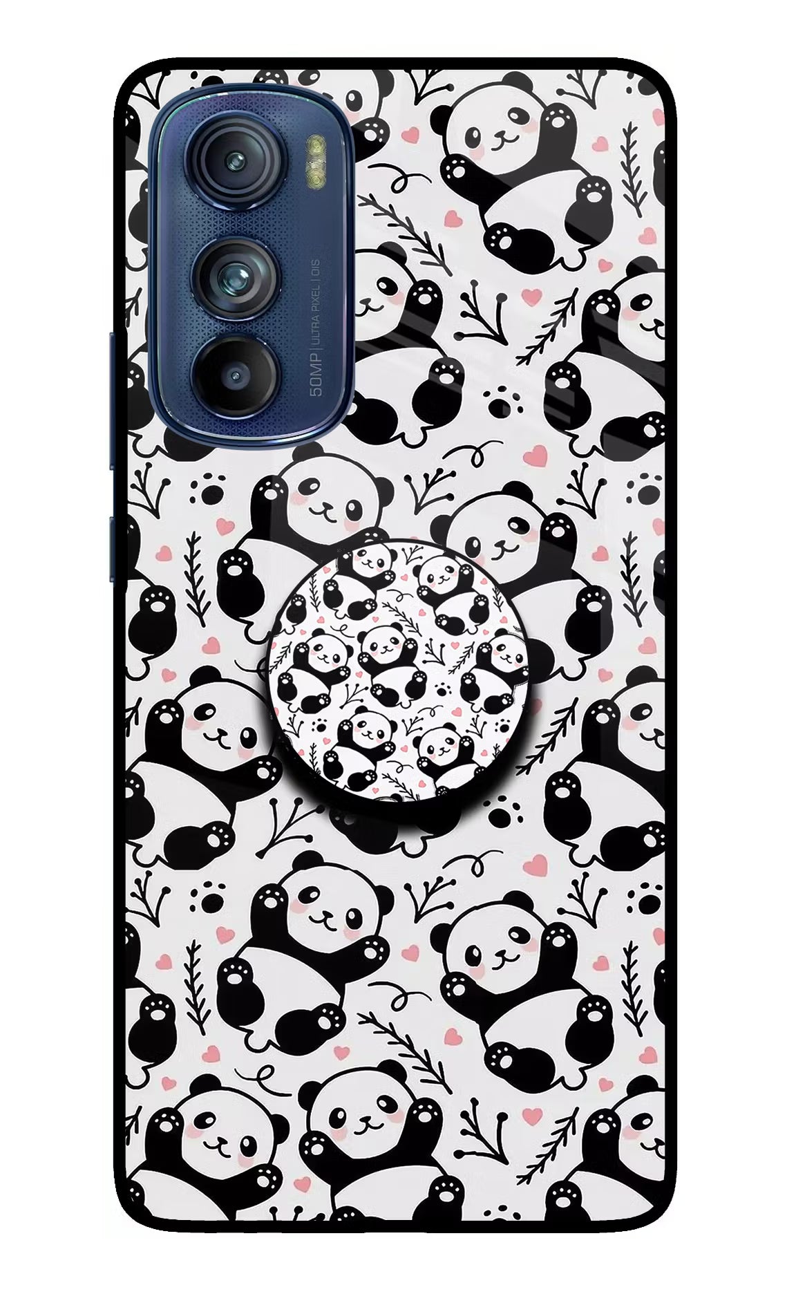 Cute Panda Moto Edge 30 Pop Case by Casekaro