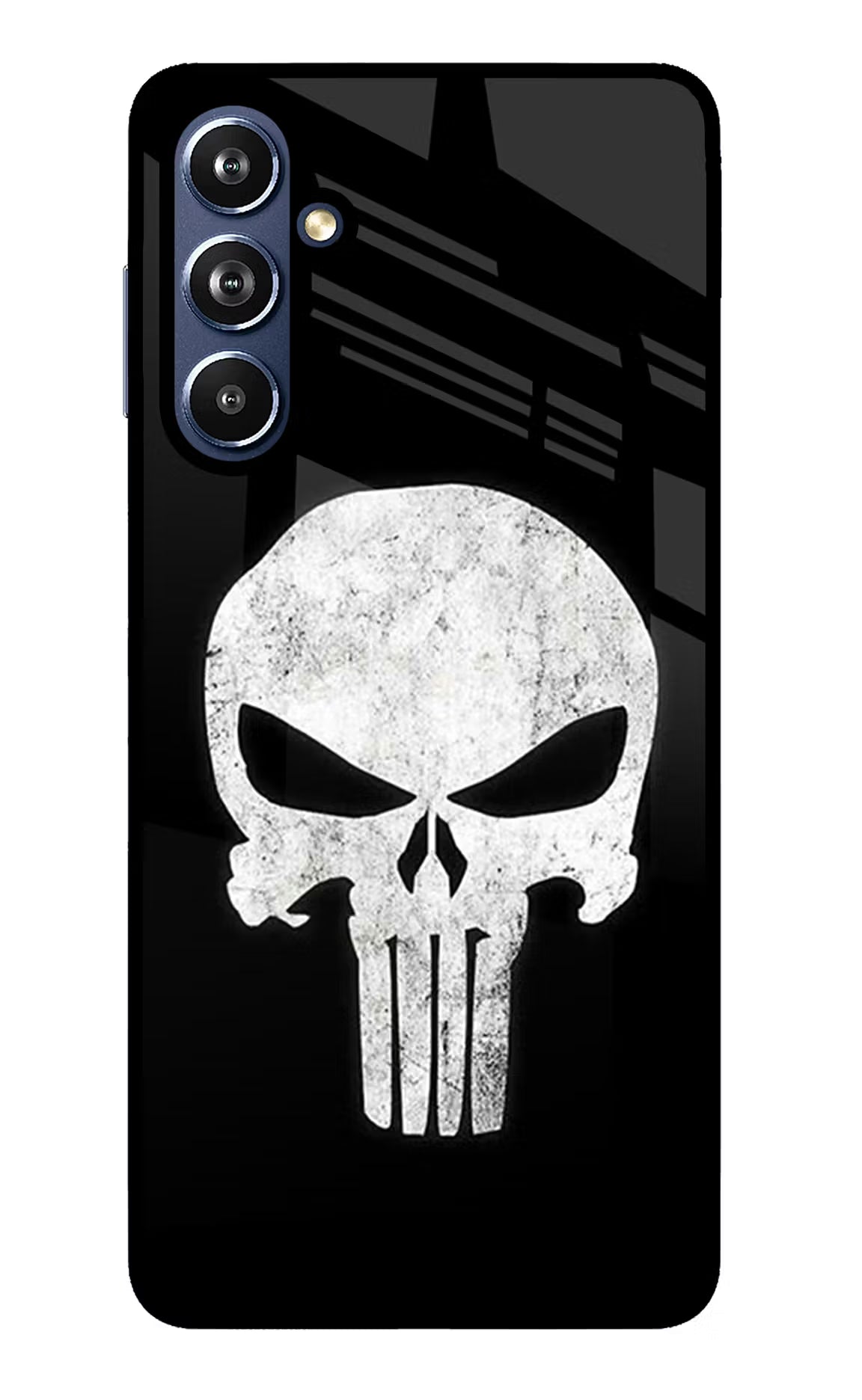 Punisher Skull Samsung F54 5G Glass Case Back Cover by Casekaro