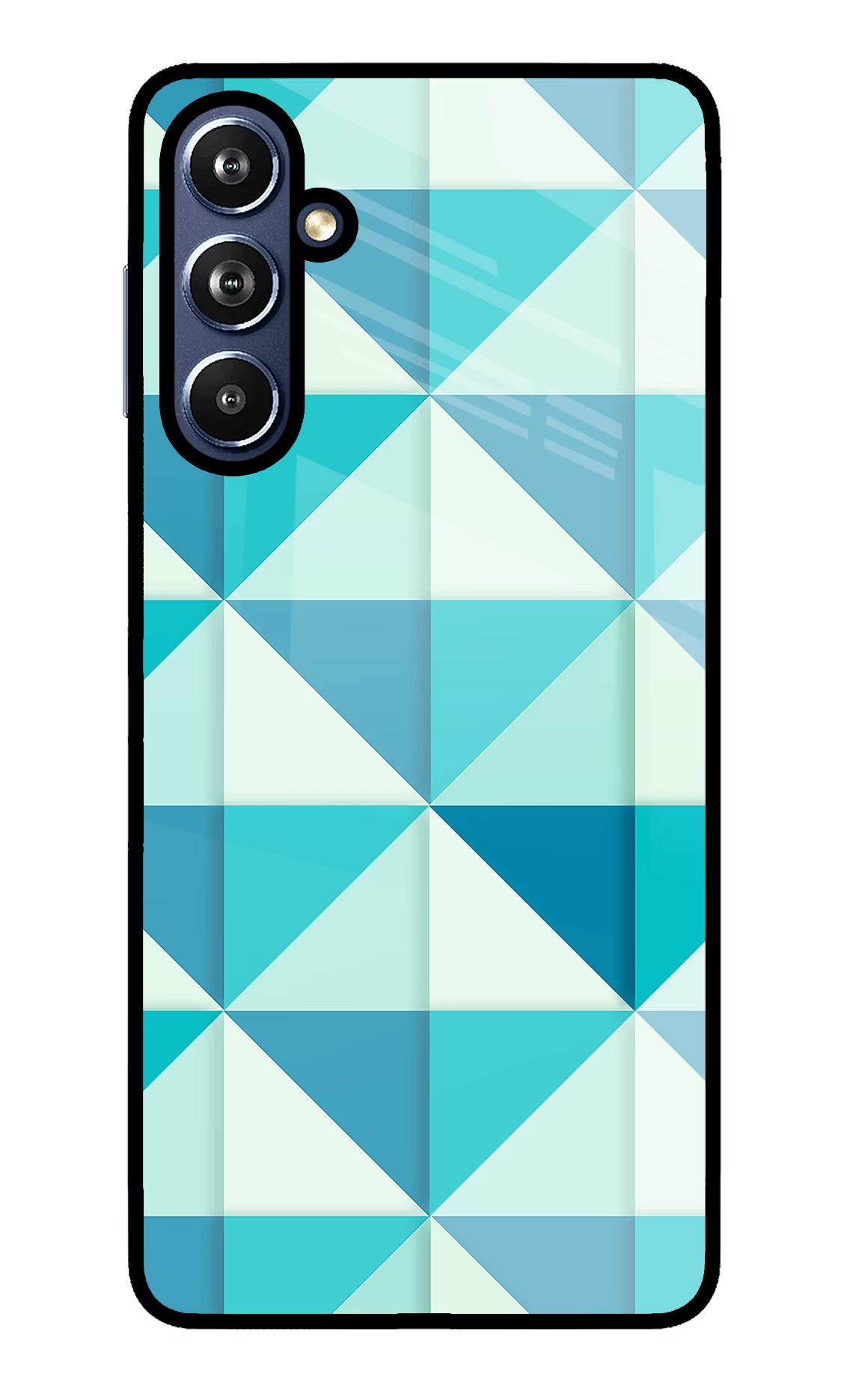 Abstract Samsung F54 5G Glass Case Back Cover by Casekaro