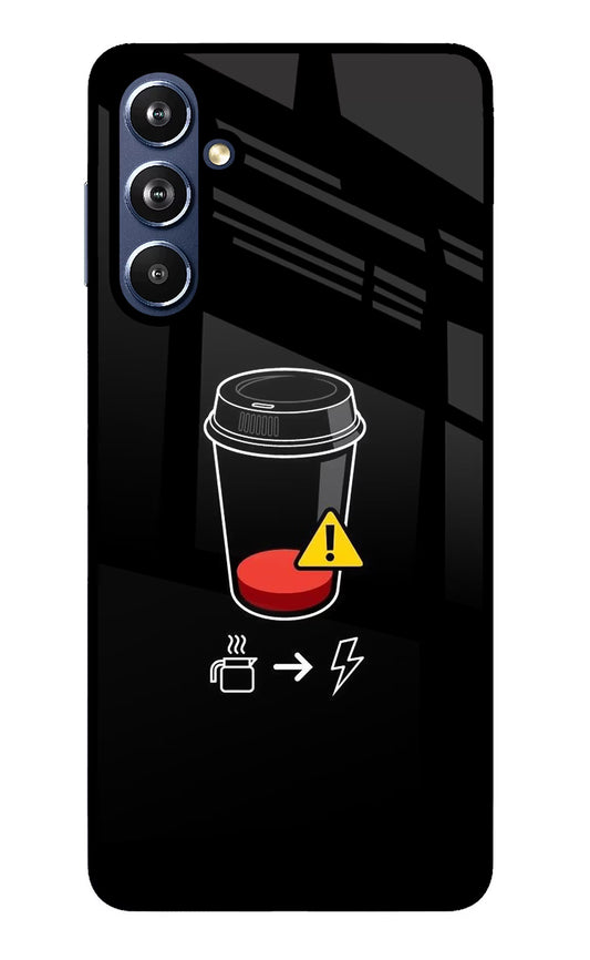 Coffee Samsung F54 5G Glass Case