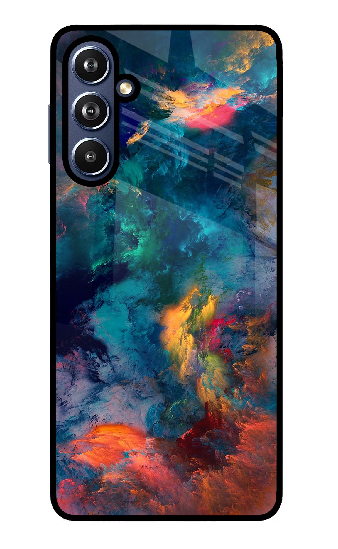 Artwork Paint Samsung F54 5G Glass Case Back Cover by Casekaro