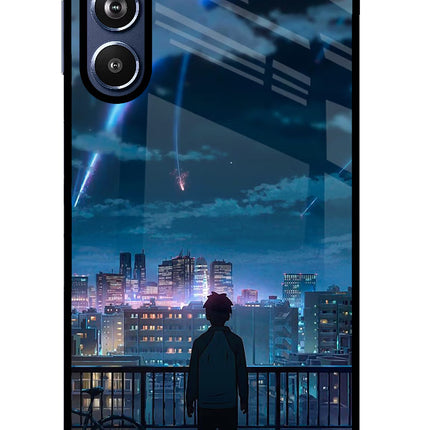 Anime Samsung F54 5G Glass Case Back Cover by Casekaro