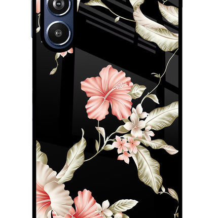 Flowers Samsung F54 5G Glass Case