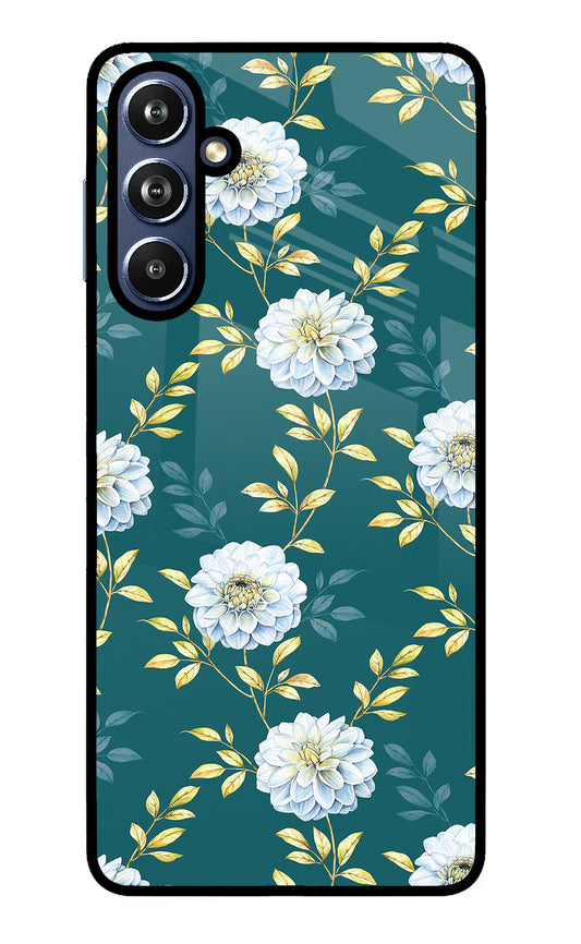 Flowers Samsung F54 5G Glass Case