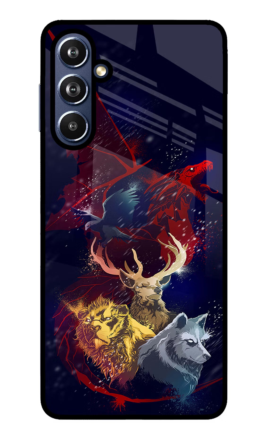 Game Of Thrones Samsung F54 5G Glass Case Back Cover by Casekaro