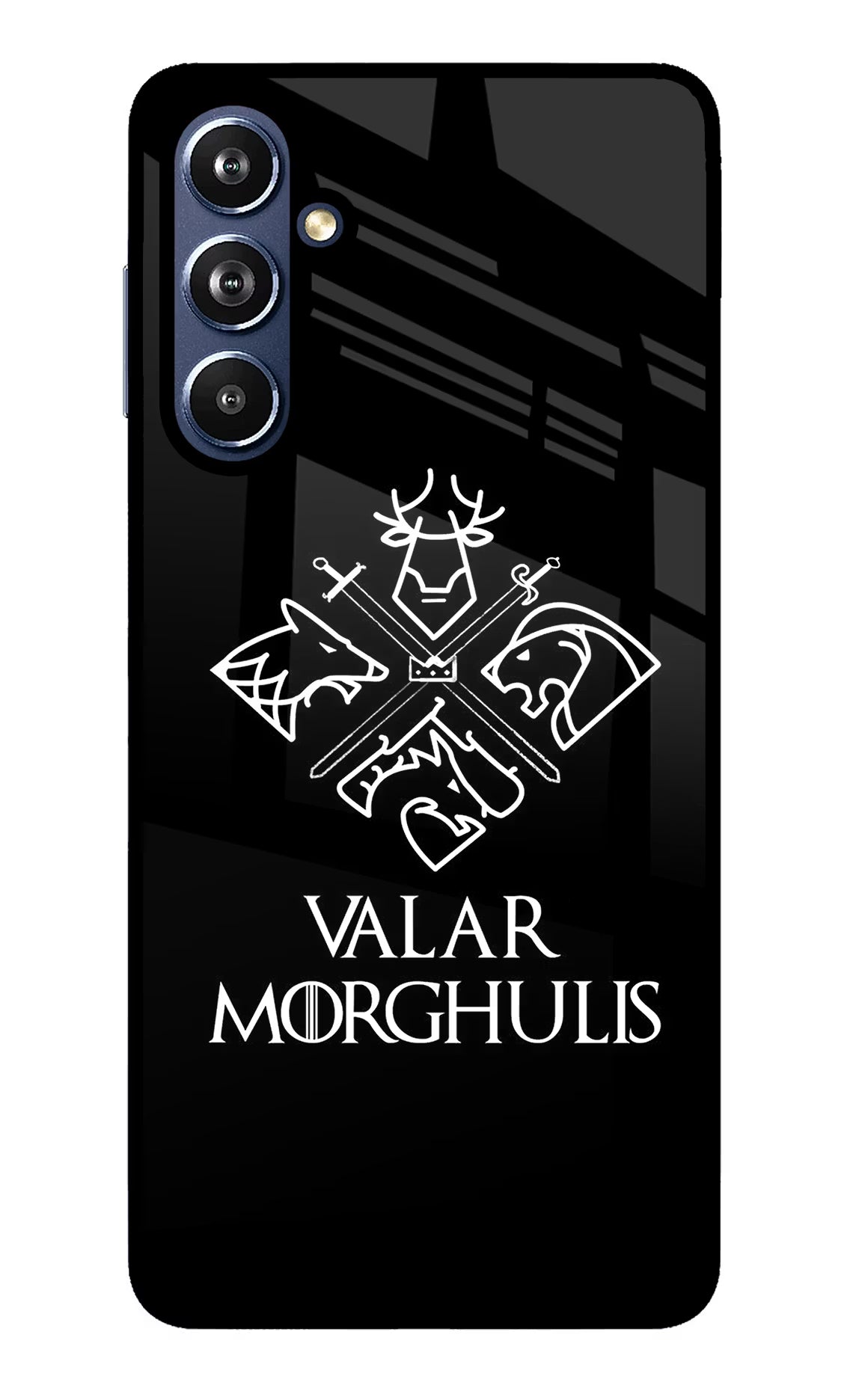 Valar Morghulis | Game Of Thrones Samsung F54 5G Glass Case Back Cover by Casekaro