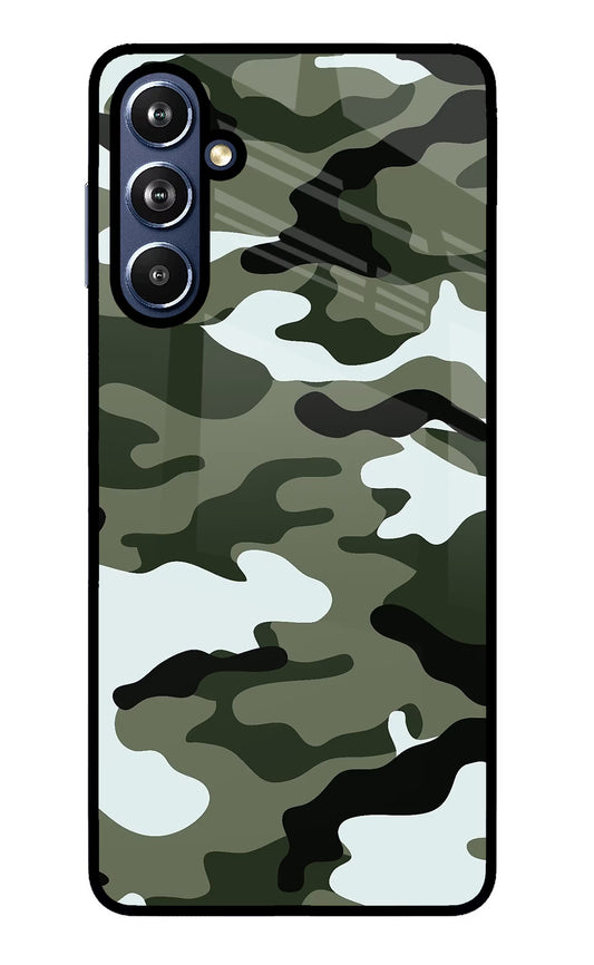 Camouflage Samsung F54 5G Glass Case