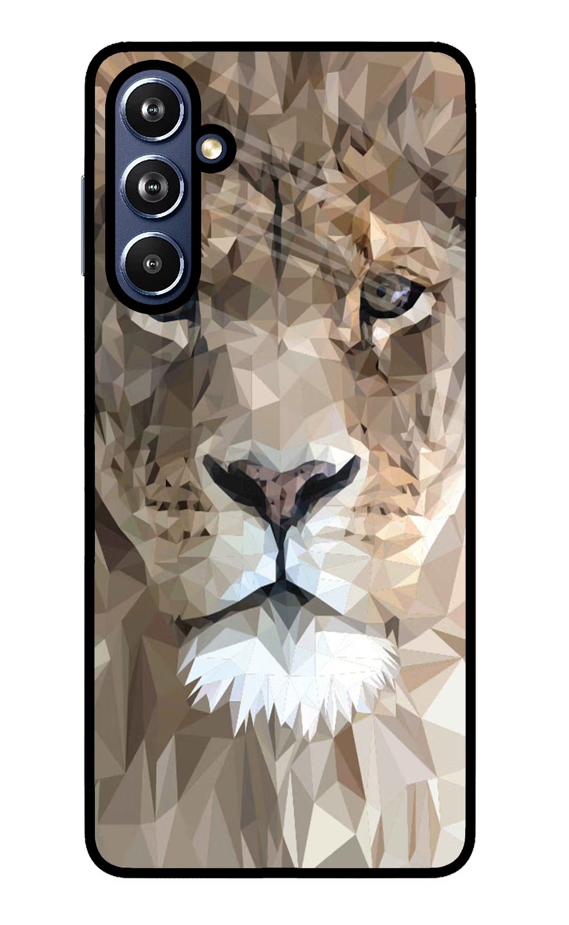Lion Art Samsung F54 5G Glass Case