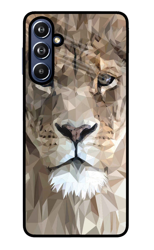 Lion Art Samsung F54 5G Glass Case