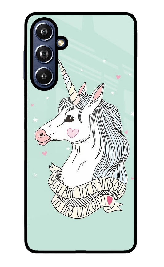 Unicorn Wallpaper Samsung F54 5G Glass Case
