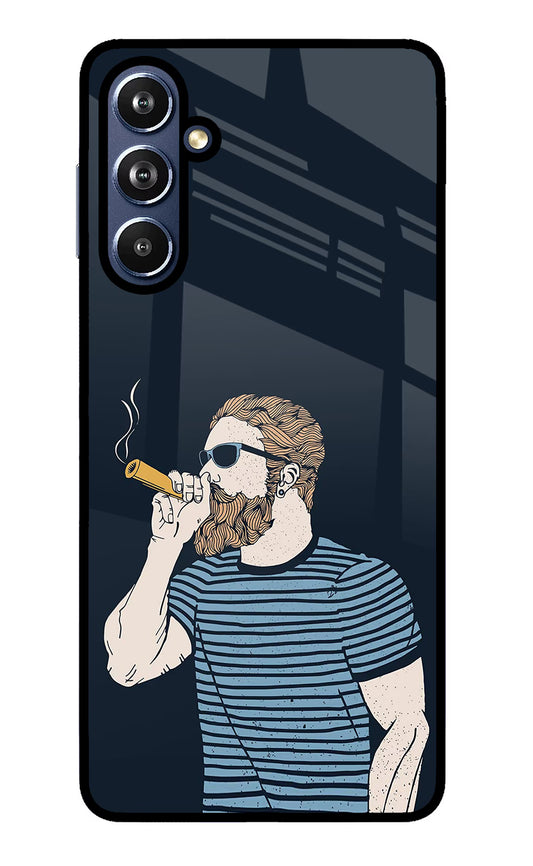 Smoking Samsung F54 5G Glass Case