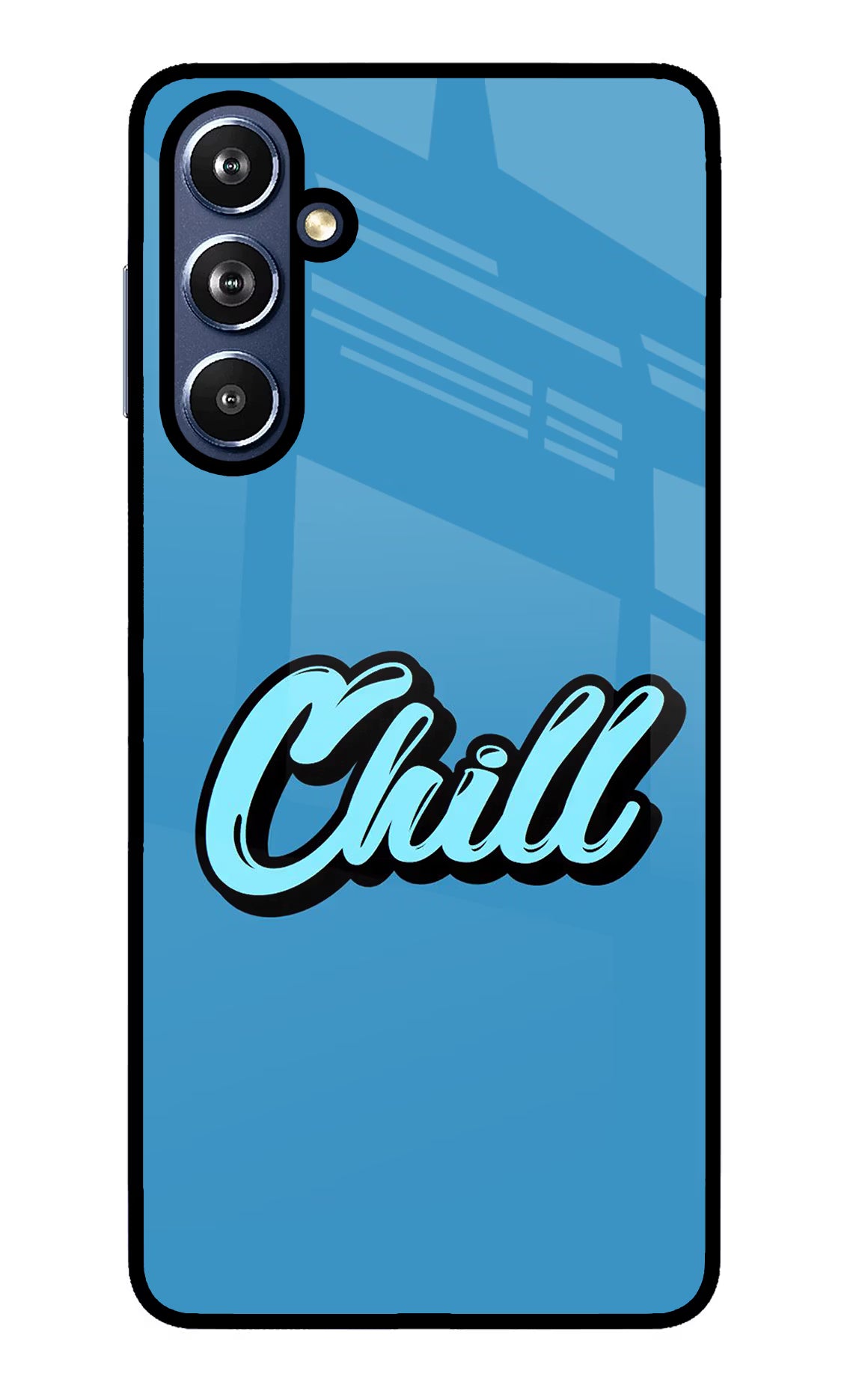 Chill Samsung F54 5G Glass Case Back Cover by Casekaro
