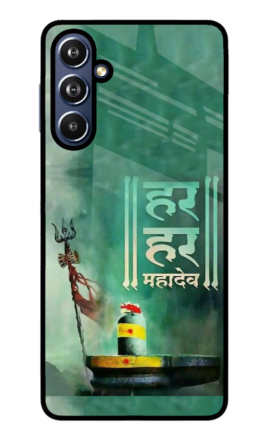 Har Har Mahadev Shivling Samsung F54 5G Glass Case