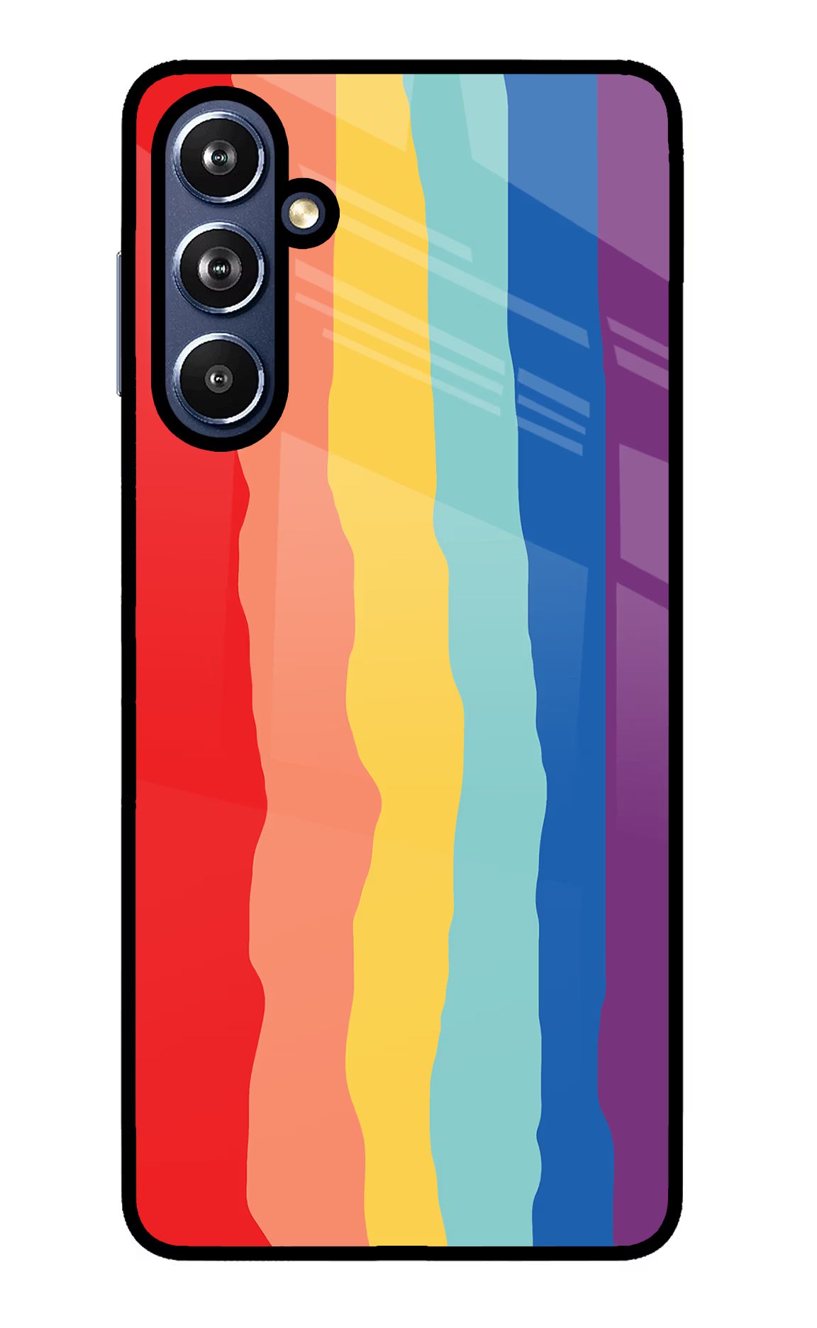 Rainbow Samsung F54 5G Glass Case