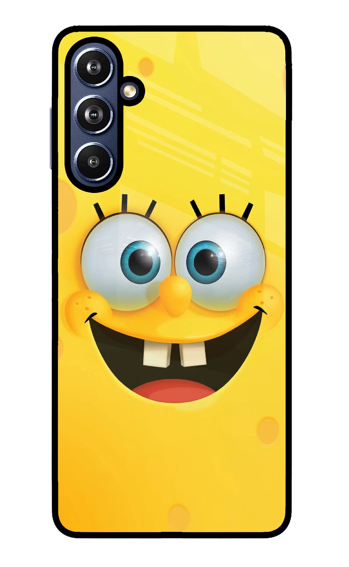 Sponge 1 Samsung F54 5G Glass Case Back Cover by Casekaro