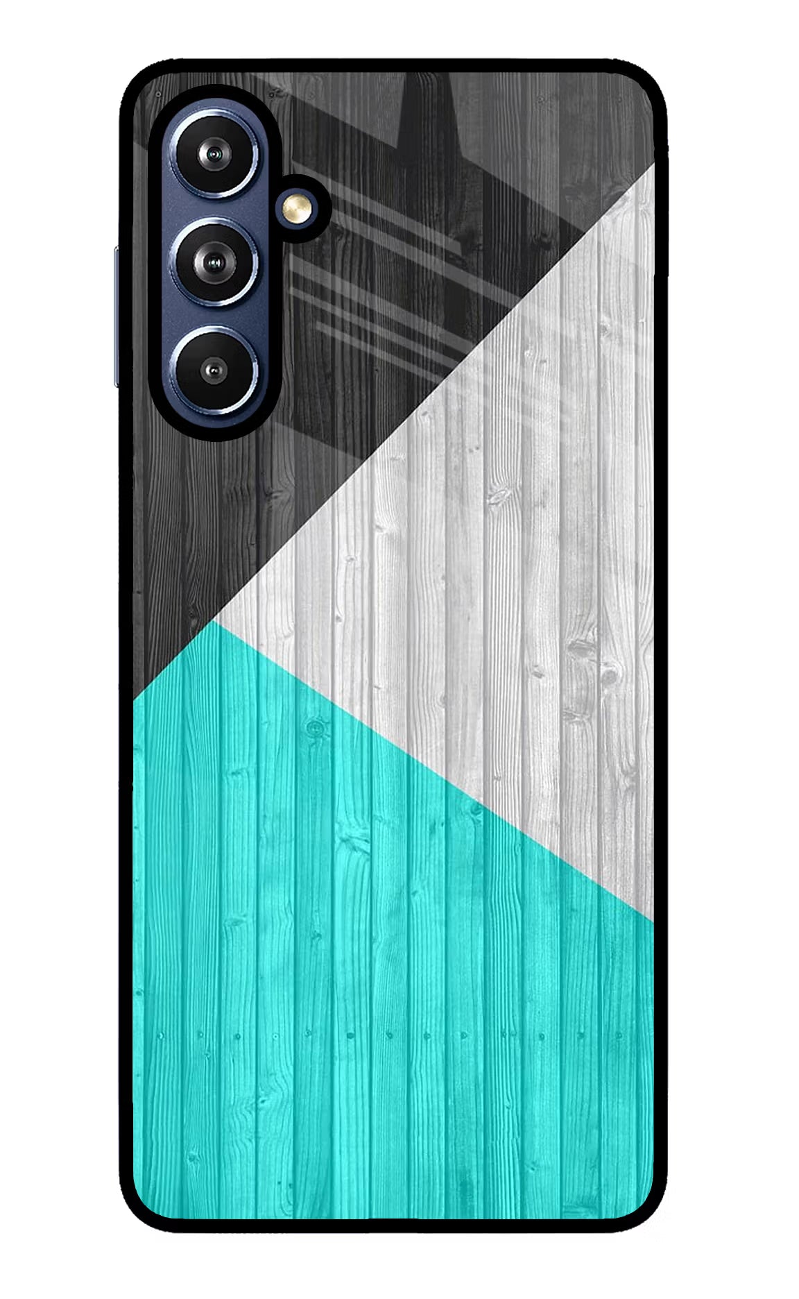 Wooden Abstract Samsung F54 5G Glass Case
