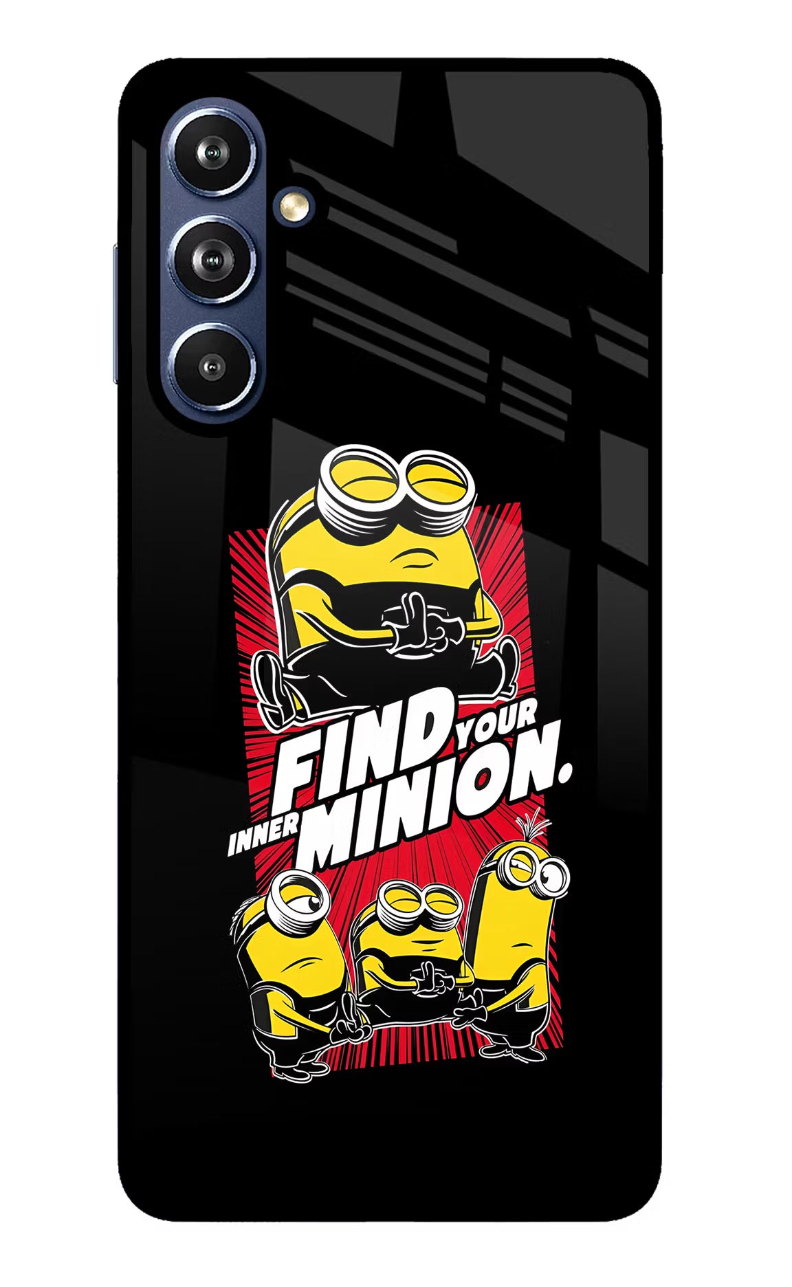 Find your inner Minion Samsung F54 5G Glass Case