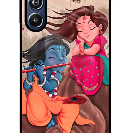 Radhe Krishna Samsung F54 5G Glass Case