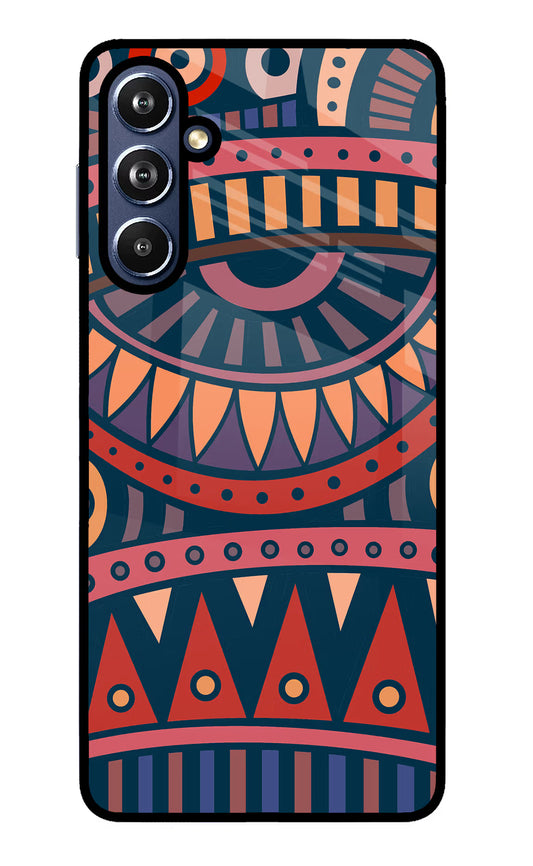 African Culture Design Samsung F54 5G Glass Case