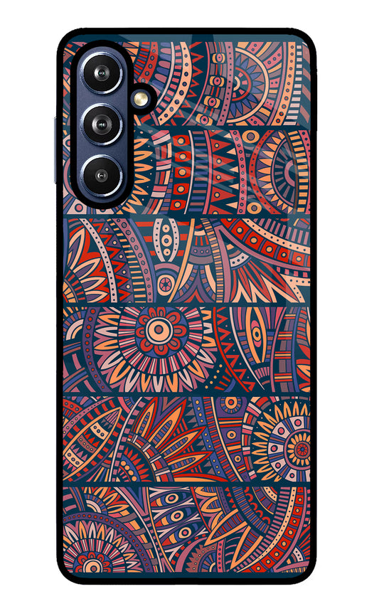 African Culture Design Samsung F54 5G Glass Case