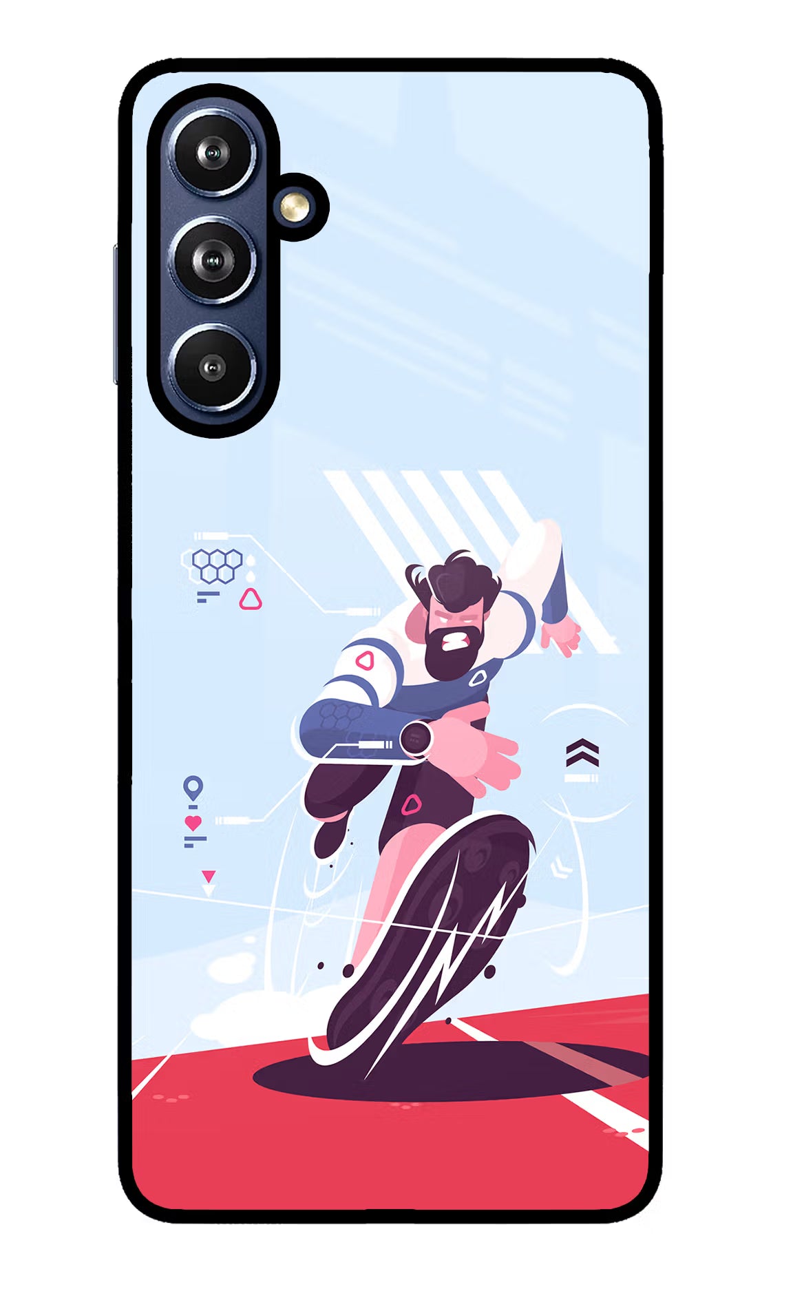 Run Pro Samsung F54 5G Glass Case